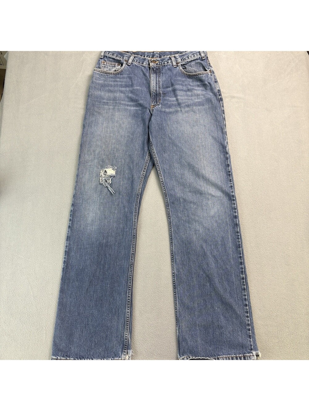 Vintage Abercrombie And Fitch Bootcut Jeans Distressed Size 36 (Fit 34x33.5 in.)